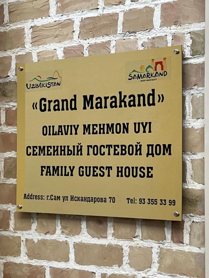 Hotel Grand Marakand 撒马尔罕 外观 照片